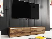 Mobistoxx DUBAI 140 cm eiken wotan TV-meubel met 2 klepdeuren