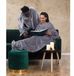 DecoKing Lazy Plaid Zwart Klassiek 150x180 cm