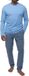 Mey Heren pyjama Round Geo blauw
