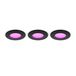 Philips Hue dunne LED inbouwspot - zwart - 3-pack