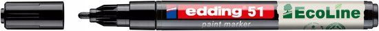 Edding E-51 EcoLine Olie-Marker Zwart 1-2 mm