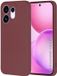 Techsuit Hoesje geschikt voor Oppo Reno16 - Soft Flex Silicone Back Cover - Plum Red