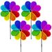 Set van 4 Kleurrijke Windspinners voor Tuin en Balkon