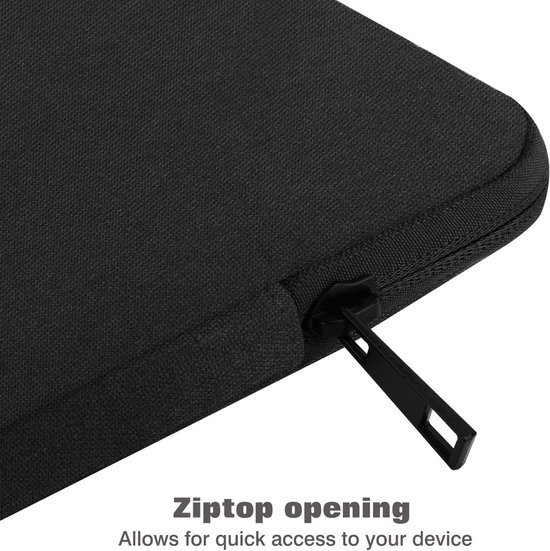 MoKo 12.9 Inch Laptop Sleeve Case Fits iPad Pro 12.9 2021/2020/2018, iPad Pro 12.9 2017/2015, Surface Laptop Go 12.4", Polyester Bag Fit with Apple Pencil and Smart Keyboard