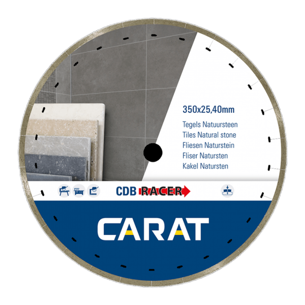 Carat Carat CDBM350400 Racer Diamantzaagblad - 350 X 25,4mm - Tegels/Natuursteen