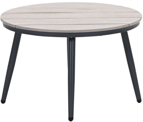 Garden Impressions Margriet loungetafel rond - Ø70xH45 cm - carbon black
