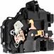 FEBI BILSTEIN 172128 Serrure de porte arrière droite pour AUDI A3 Sportback (8PA) A6 Avant (4F5, C6) A4 Avant (8ED, B7) A3 Hayon (8P1) A6 Berline