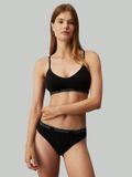 Calvin Klein dames naturals light lined triangle bralette zwart
