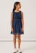 NAME IT NKFVABOSS Girls' Dress - Size 140 - Dark Sapphire