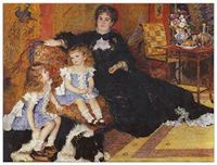 Renoir Tableau décoratif, bois, 80x60 cm