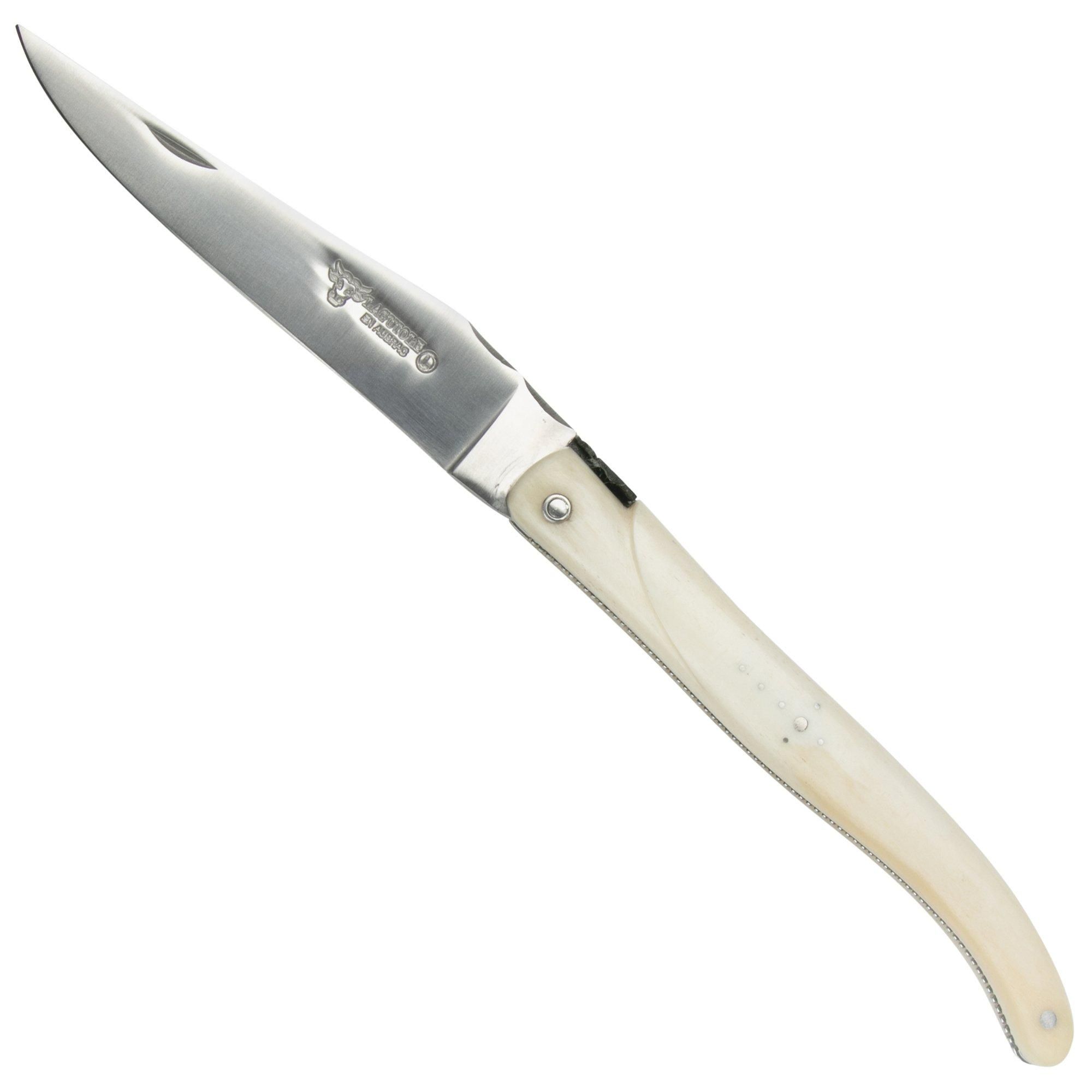 Laguiole en Aubrac Le Perlé 12 cm L0512OS6J3 Full Handle wit been