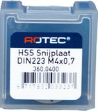 Rotec HSS Ronde Snijplaat DIN 223 Metrisch M 4