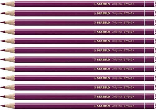 Stabilo Premium kleurpotlood - Original -12 stuks - rood violet