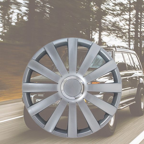 AutoStyle Wieldop Set Spyder 16 Silver Chr - 8714767320746