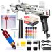 Kit de démarrage pour la fabrication de tapis, incluant ciseaux à tapis, tissu et fil, couleur Noir