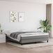 Matelas à ressorts ensachés medium queen 152x203x20 cm tissu gris foncé