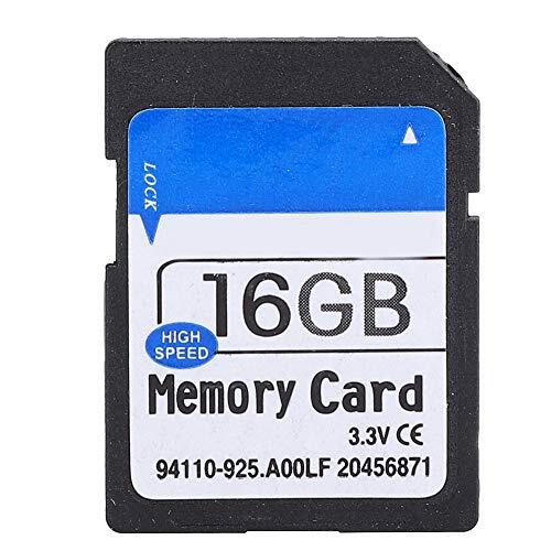Dpofirs SD-geheugenkaart met adapter 1G 2G 8G 16G 32G 64G, High Speed draagbare geheugenkaart lezen en schrijven, van toepassing op MP3 MP4 Camera SLR Game Machine-luidspreker, wit, blauw(16G)