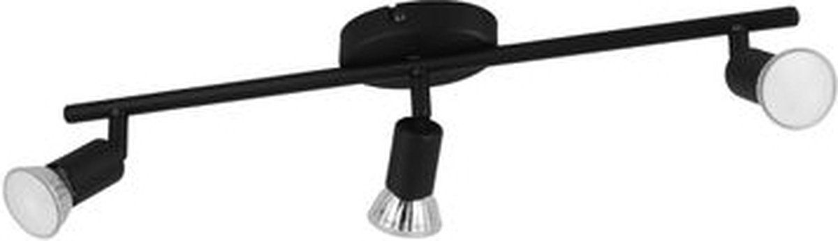 EGLO Buzz - Plafondspot - Zwart - 3x GU10