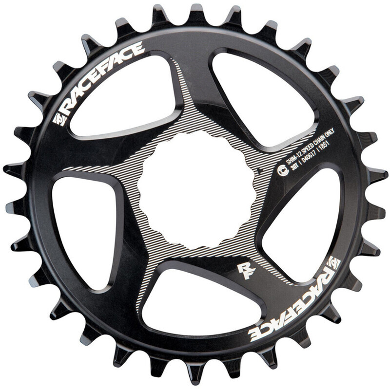 Race Face DM Cinch Kettingblad 12-speed 30T voor Shimano, black