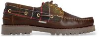 Barbour bottines nautiques en cuir marron