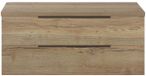BES LED Seville Seville Badmeubelset 120 cm - 2 Laden Dsu - Wastafelblad Natuur Eiken Edge Greep