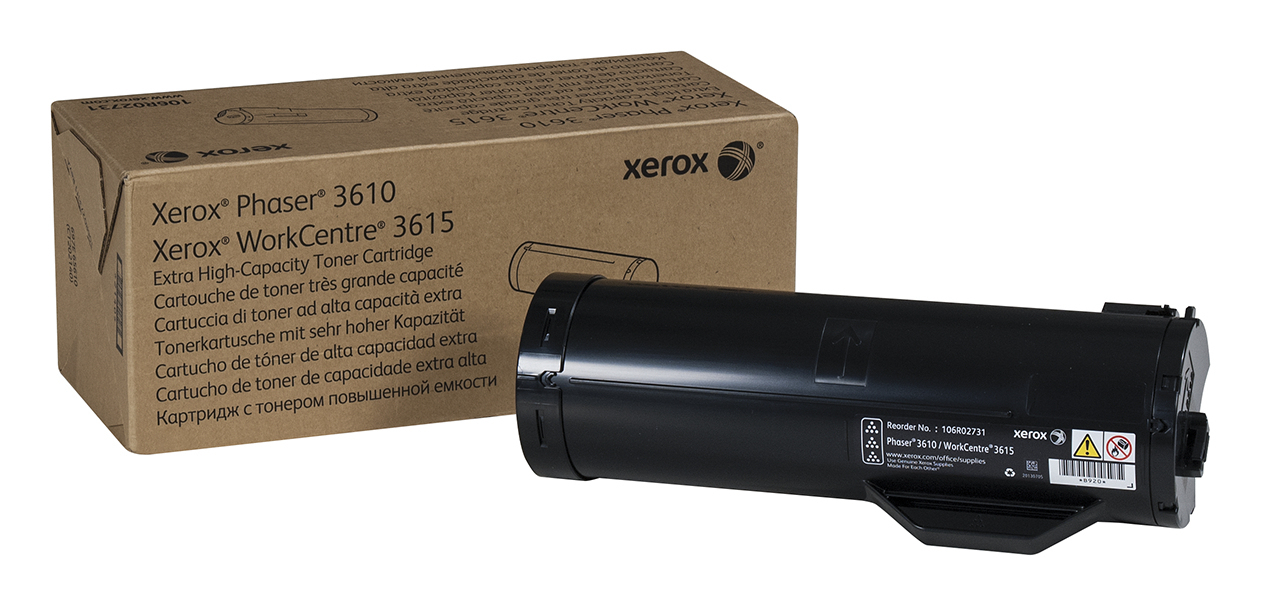 Xerox Phaser 3610 WorkCentre 3615 tonercartridge met extra hoge capaciteit ZWART (25.300 pag.)