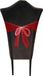 Merkloos / Sans marque Glitter tule stof - rood - 15 x 900 cm - hobbyartikelen/knutselspullen - gaatjesstof