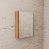 Boss & Wessing Spiegelkast BWS Riga 80 cm, 2 Deuren Walnoot