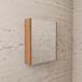 Boss & Wessing Spiegelkast BWS Riga 80 cm, 2 Deuren Walnoot