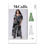 MCCALLS M8457A Misses' jumpsuit en sjerp A (S-M-L-XL-XXL)