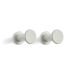 HAY Crochets Bolt Ø2,8 cm, lot de 2 Gris clair