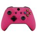 eXtremeRate Rood Roze Voorplaat Cover, Soft Touch Behuizing Shell Case, Comfortabele Soft Grip Vervangingskit voor Xbox One X S Controller