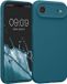 kwmobile hoesje geschikt voor Apple iPhone Air - TPU backcover met siliconen coating - smartphone case in mat petrol