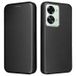 OnePlus Étui à Rabat OnePlus Nord 2T - Fibre de Carbone - Noir