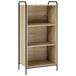 vidaXL Boekenkast 55,5 x 33 x 174 cm Bewerkt hout Sonoma Eiken