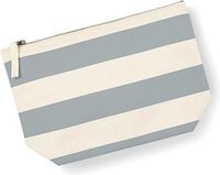 Westford Mill Nautical Accessory Bag (Natural/Grey)