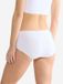 sloggi Midislip Pure Comfort Midi Vrouwen Wit Effen Katoen/Elastaan 4 Stuks