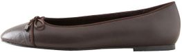 Next - Dames - Forever Comfort® ballerina's met ronde neus - Bruin