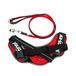 IDC Powair Bundle - IDC Powair hondentuig, Maat: L/1, Rood + IDC Powair lijn, Maat: 1,2 m met Handvat en Grote Karabijnhaak, Rood