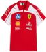 Puma Scuderia Ferrari Replica Polo Rood Korte Mouw Katoen Unisex Kinderen 15 Jaar