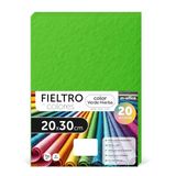 m-office Kleurrijke luiers, vilt om te knutselen, naaien en patchwork, materiaal voor scrapbooking en decoraties, set voor doe-het-zelf, ideaal handwerk en knutselen, 20 x 30 cm (grasgroen, 20 stuks)