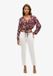 Superdry Vintage top met geknoopte voorkant Dames 70s brown floral