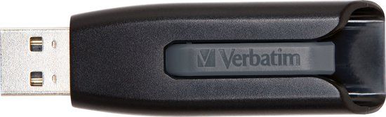 Verbatim V3 USB Stick - 32 GB - USB 3.0 - Zwart - Uitschuifbaar