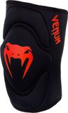 Venum Kontact Gel Kniebeschermers voor MMA/Kickboksen - Zwart/Rood - Maat L