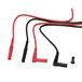 Chauvin Arnoux Meetkabelset [4mm veiligheidsstekker - 4mm veiligheidsbus] 1.5m rood, zwart