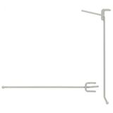 PSHN 14 Segment Wall Hooks 140 mm Silver Pack of 15