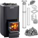Harvia Complete saunaoven M3 SL, inclusief stenen en schoorsteeninstallatie