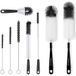 Bouteille brosse - Set de 8 pièces - 16,5 à 42 cm - Noir