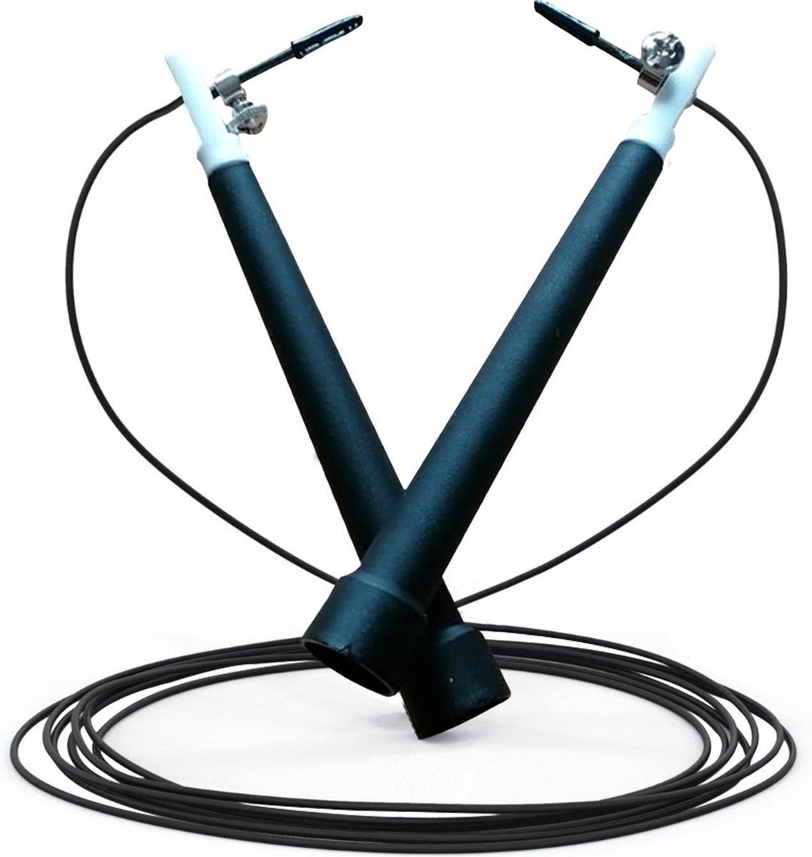 FitBoostR Springtouw Speedrope voor Volwassenen - Zwart