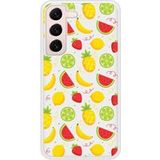 Samsung Bedrukt siliconen hoesje compatibel met Galaxy S22 Fruits tropicaux